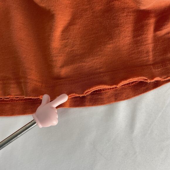 Vintage Tommy Hilfiger Basic Orange T-shirt Size XL Distressed - Picture 5 of 5